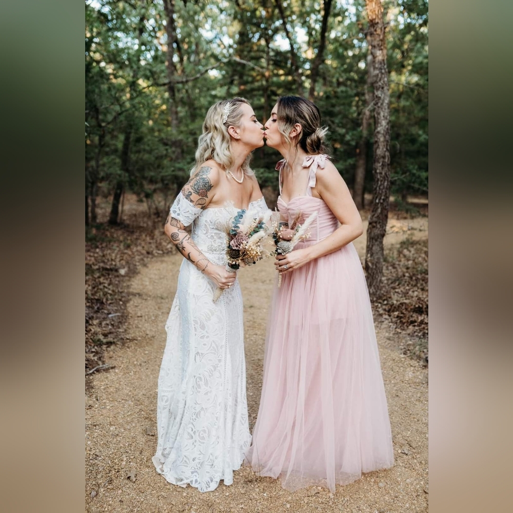 Bustier Bodice Tulle Dress 》Maxi 》 Bridesmaid 》 Size 4 》 ShowPo